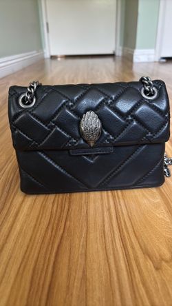 Kurt Geiger Mini Kensington Black Leather Purse
