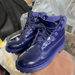Timberlands Purple Youth Us 4,