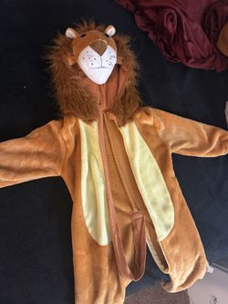 Lion 2-3t Zip Up Costume