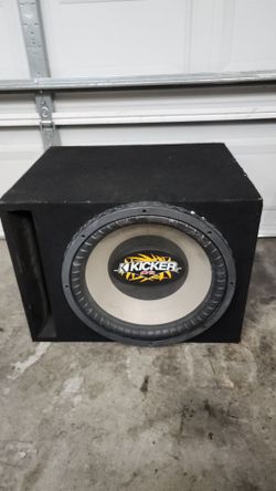 Kicker CompVR CVR 12" Ported Subwoofer Box - Dual Voice Coil (DVC)