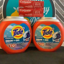 2-25 XL Tide Pods 2-Toothpaste All For $26