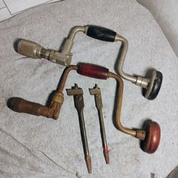 Vintage Antique Collectible Drills