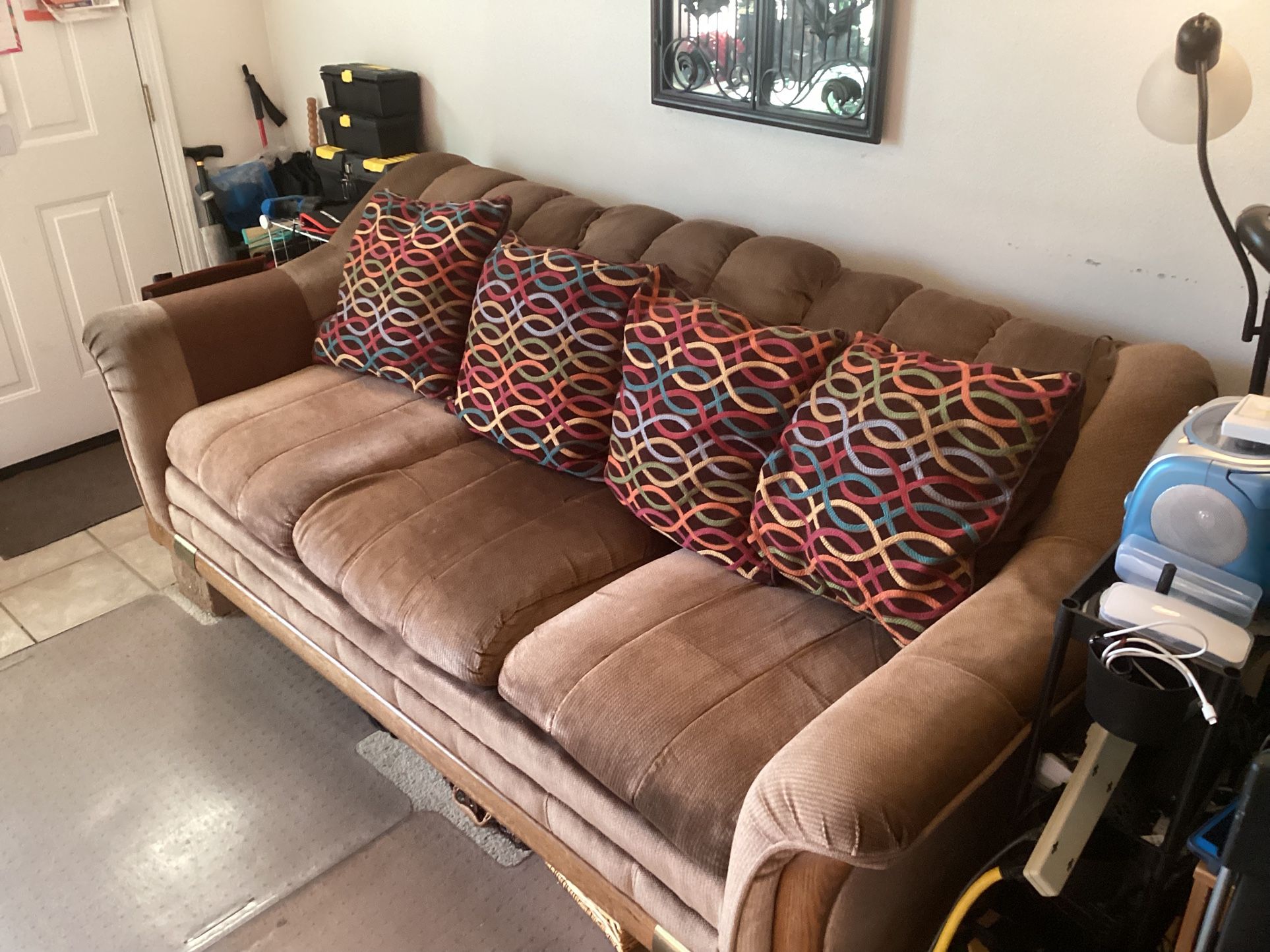 Sofa Couch Brown