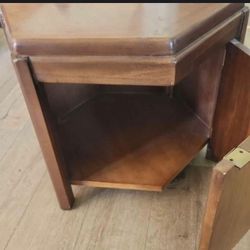 Mid century Table Lane Altavista Drum Cabinet $175