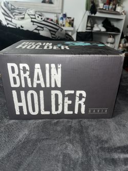 Brain Candle With Skull Candle Holder