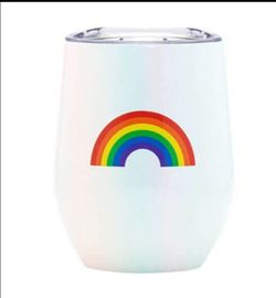 New! Rainbow Wine Tumbler