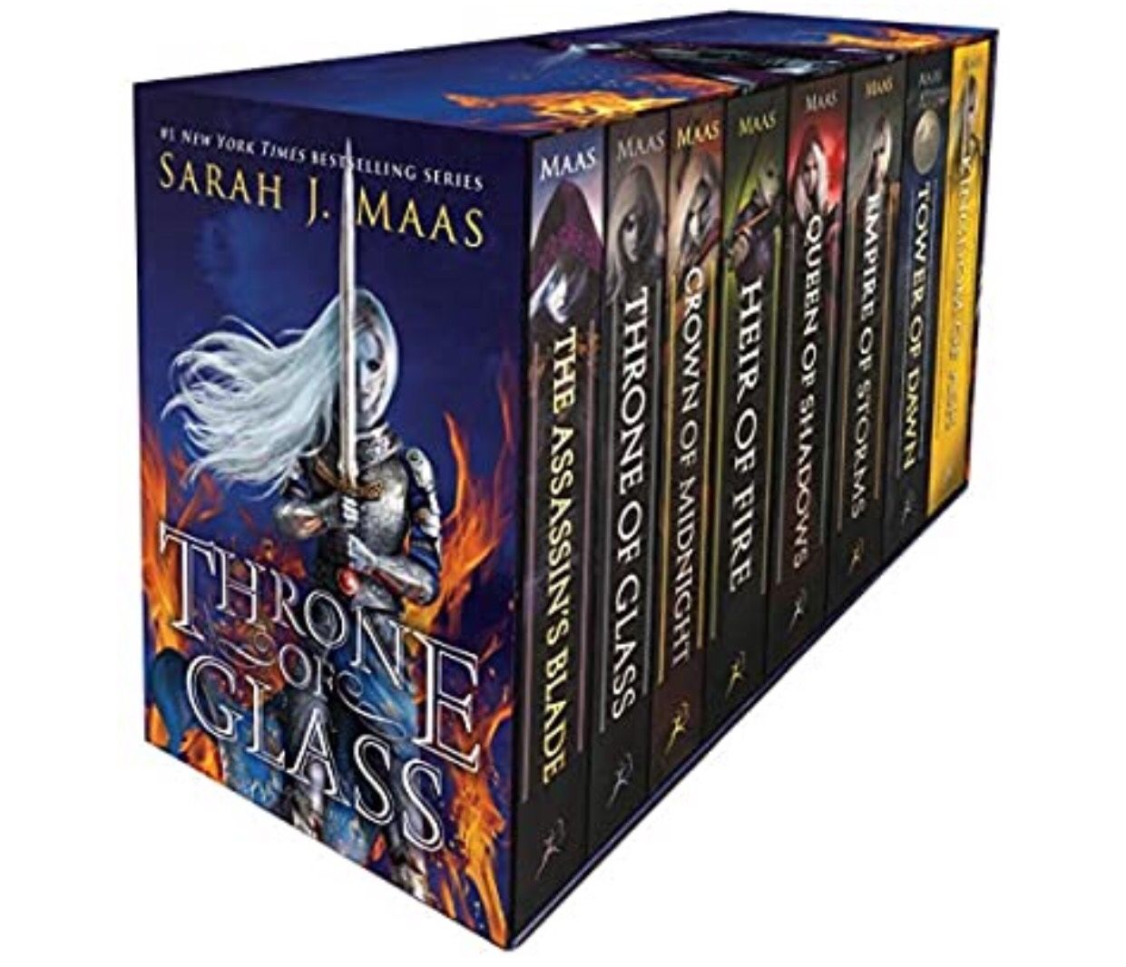 Throne of Glass Box Set-Paperback + A Court of Thorns & Roses box set (hardcover)