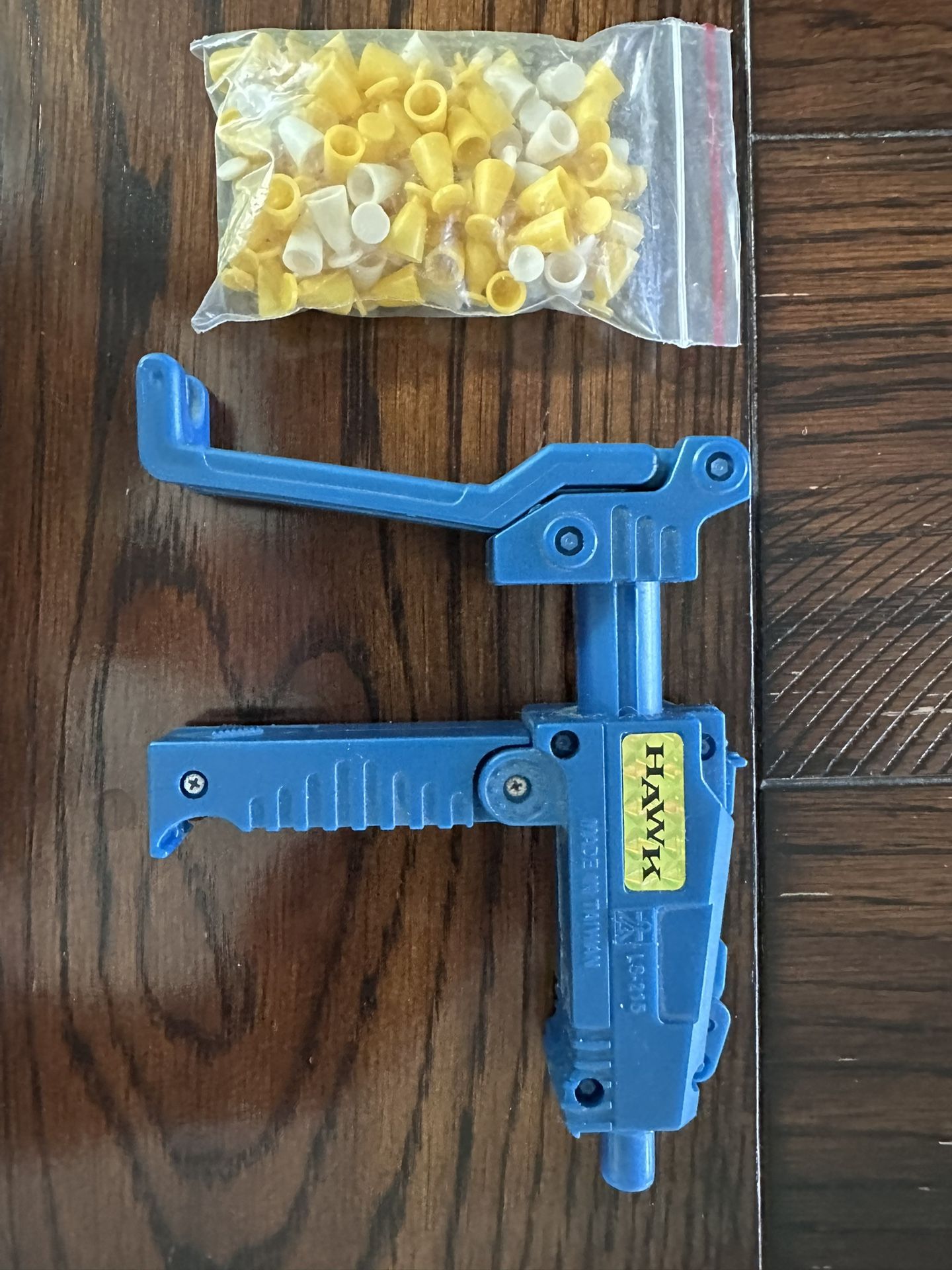 Hawk FLEX-I-TIP Ray Line LS-215 W/ Ammo Vintage Toy Gun