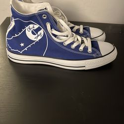 Converse Blue High Top Sneakers