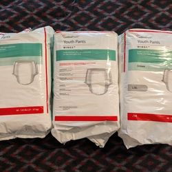 Cardinal Health Youth Pull-up Pants - Wings L/XL - 3 pks of 14