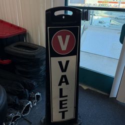 Valet Sign Panels with Base