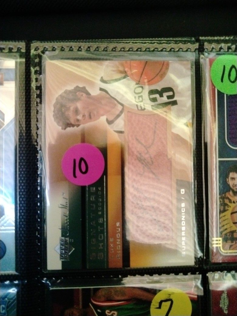 Luke Ridnour Autograph Card