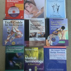 Massage & Anatomy Books 