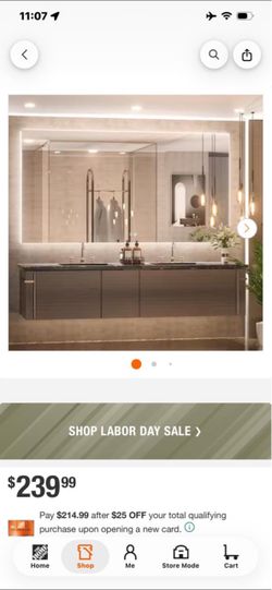 Double Sink Floating Bathroom Vanity