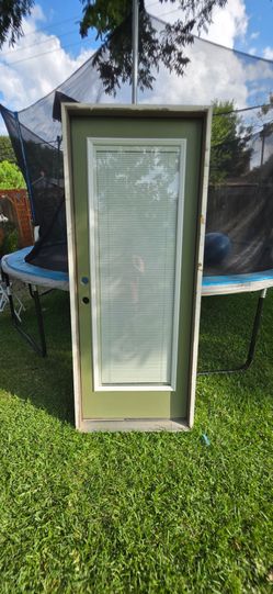32x80 back door , framed , ready to install.