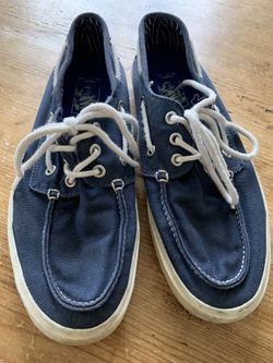 Navy Vans size 8.5