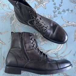 Diesel Brown Leather Men’s Boots Sz EUR 44