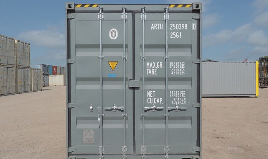 20Ft Grey High Cube Shipping Unit