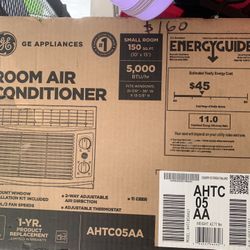 Aire Acondicionado GE 5000btu /150sq Ft New