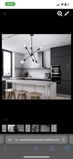 Two 6 Bulb Chandelier 