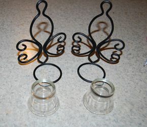 Candles holders glass