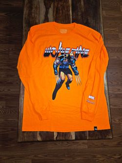 Marvel x Dim Mak Wolverine Long Sleeve T-Shirt - Orange - Large