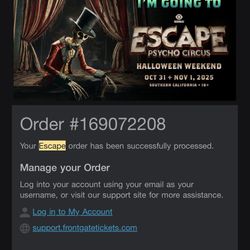 Escape 2day GA