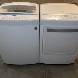 LG Washer And Electric Dryer Set Works Great (Free Delivery Installation Warranty)