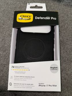 OtterBox Defender Pro Case MagSafe for Apple iPhone 17 Pro Max Black New
