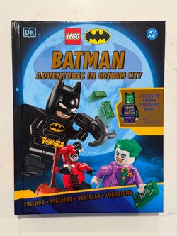 Lego DC Batman Adventures Gotham City Book Exclusive Minifigure Joker Mask