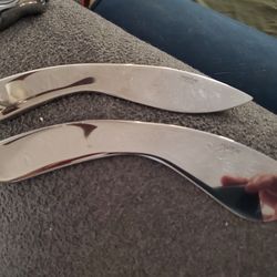 Nambe steel cheese knives