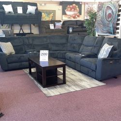 💥HUGE Furniture Blowout Sale!💥 Brand New Oversized Power Reclining Sectional! $50 Down Takes It Home Today!