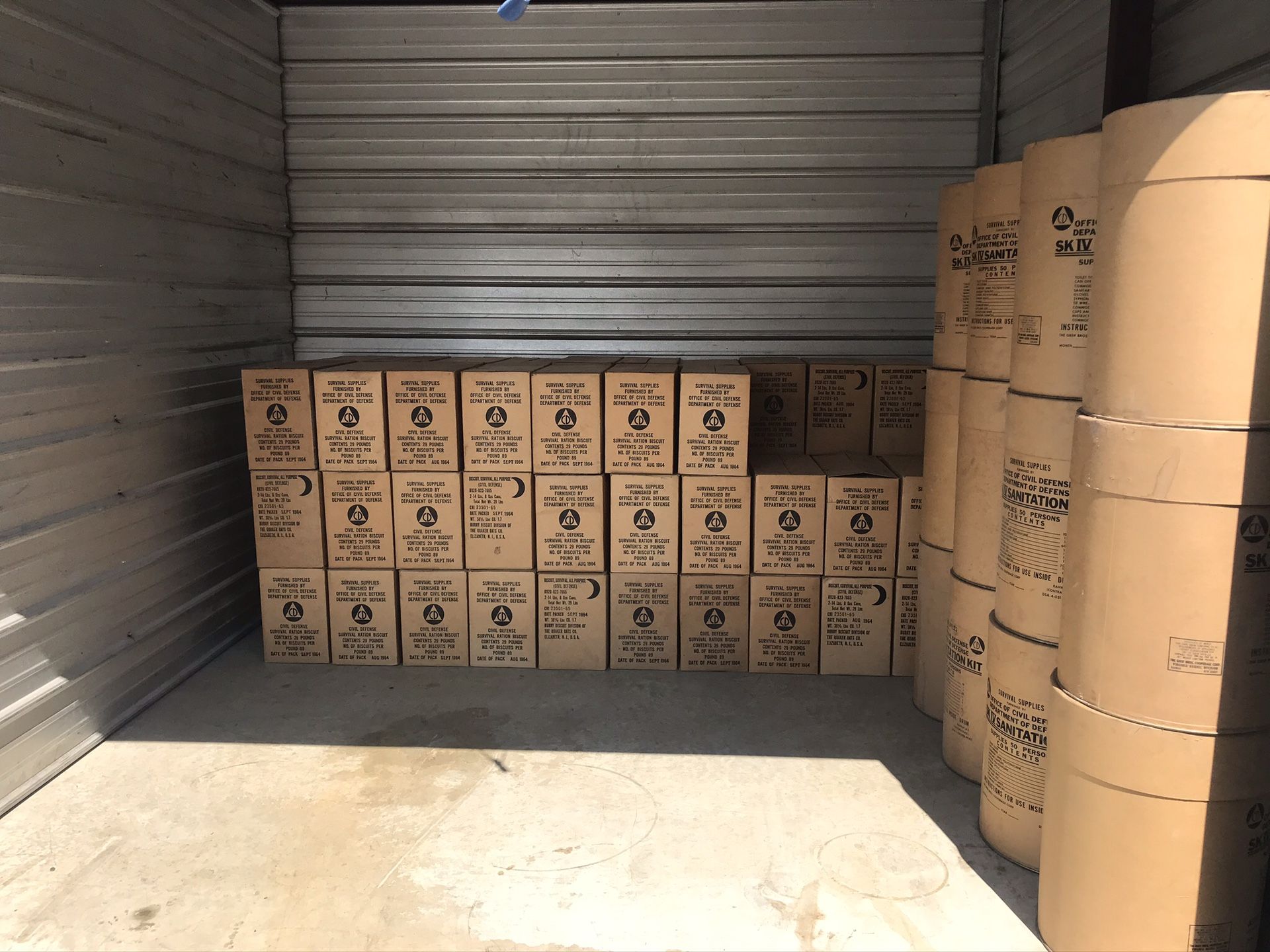 Civil Defense Survival Rations & Sanitation Kits Prepper Emergency Food