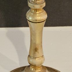 Vintage Traditional Brass Candlestick 6.5"H