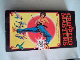 CRIPPLED MASTERS VHS TAPE
