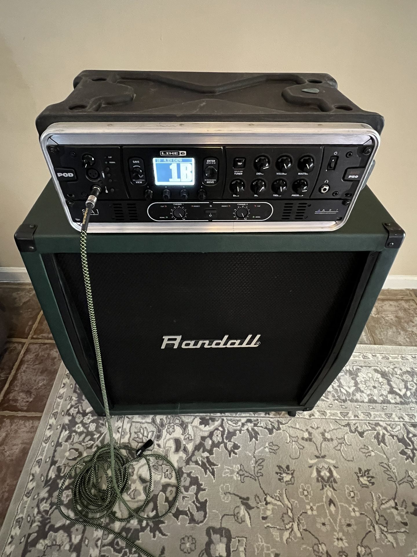 Line 6 Pod Hd Pro With Art Sl1 Power Amp And Skb Case