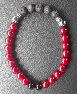 Mens Lava Stone Bracelet