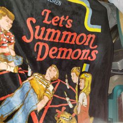 Let's Summon Demons Fleece Blanket