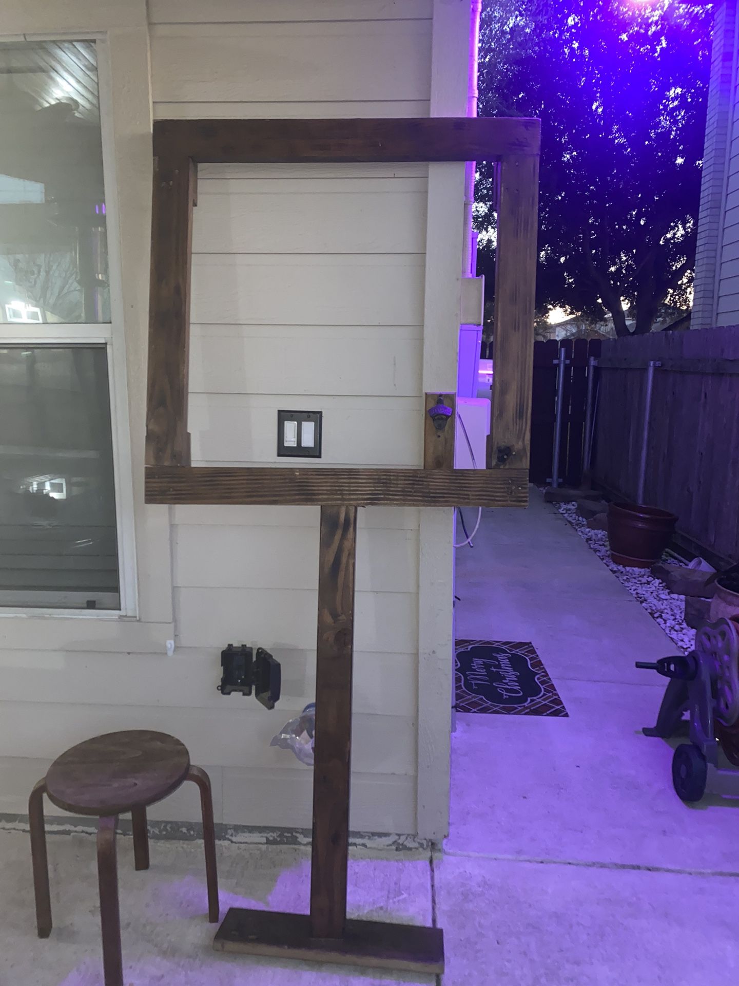 Heavy Wood Back Drop