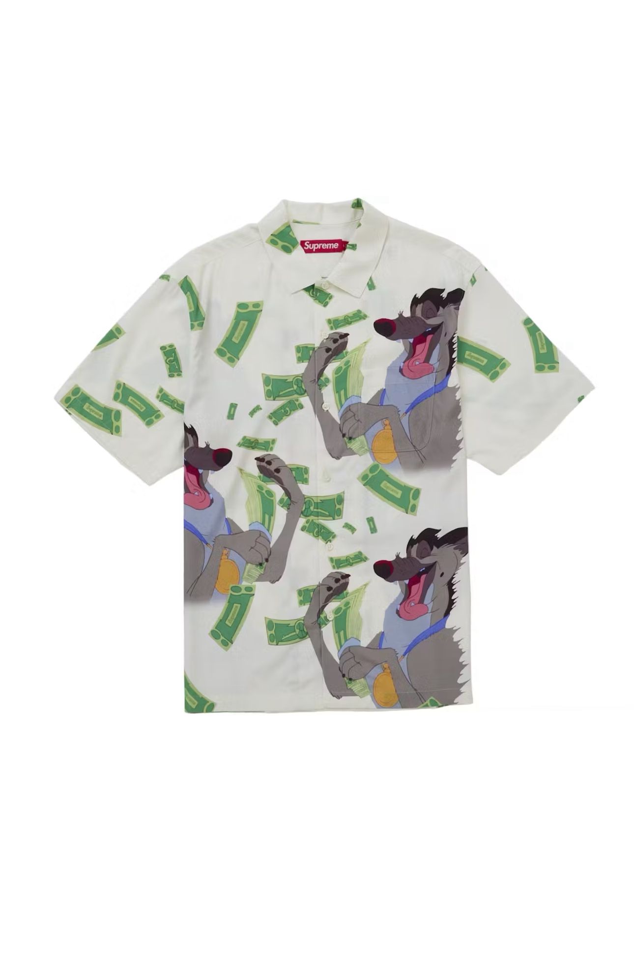 Supreme All Dogs Go To Heaven S/S Shirt White 