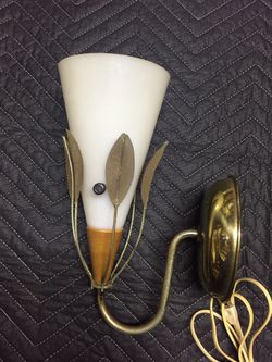 Vintage Wall Lamp Tiki MCM