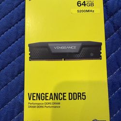 Corsair Vengeance DDR5 64GB RAM kit — 2x32GB, 5200MHz