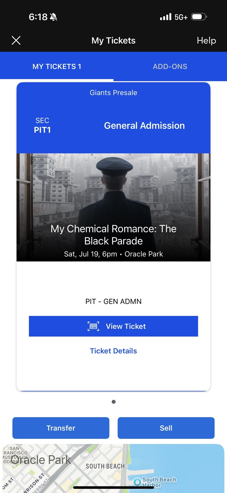 MCR Ticket