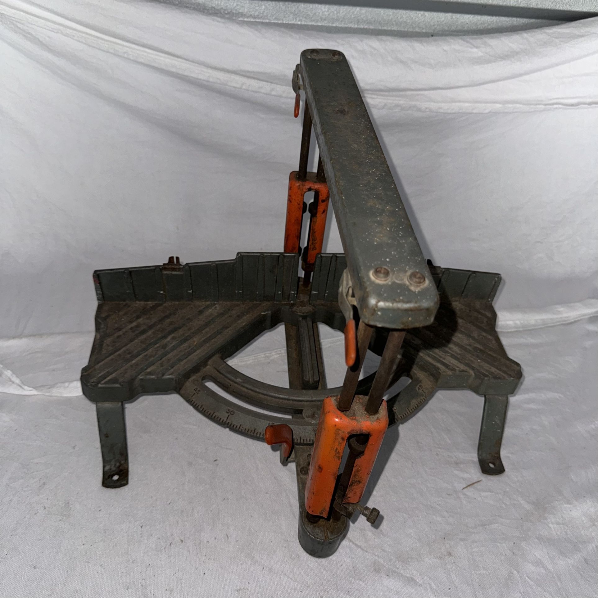 Vintage Sears Craftsman Miter Box For Use With A Kromedge Saw 881.36303