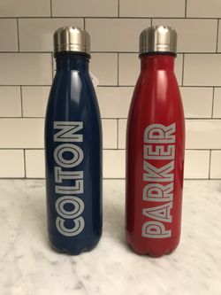 Water bottle decals