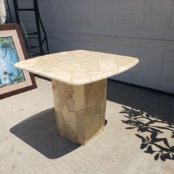 Vintage Marble Side Table