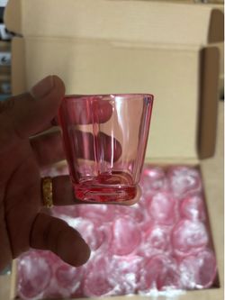 24-Pack Pink Heart Shaped Shot Glass Set – 1.5oz Plastic Party Glasses