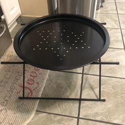 Foldable Metal Tray And Stand
