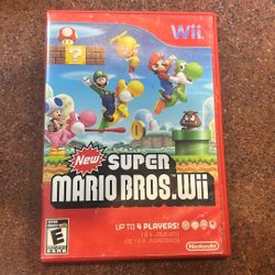 Super Mario’ Bros Wii Nintendo Wii - Tested- Works Perfectly 