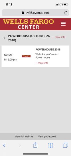 Powerhouse tickets 2018